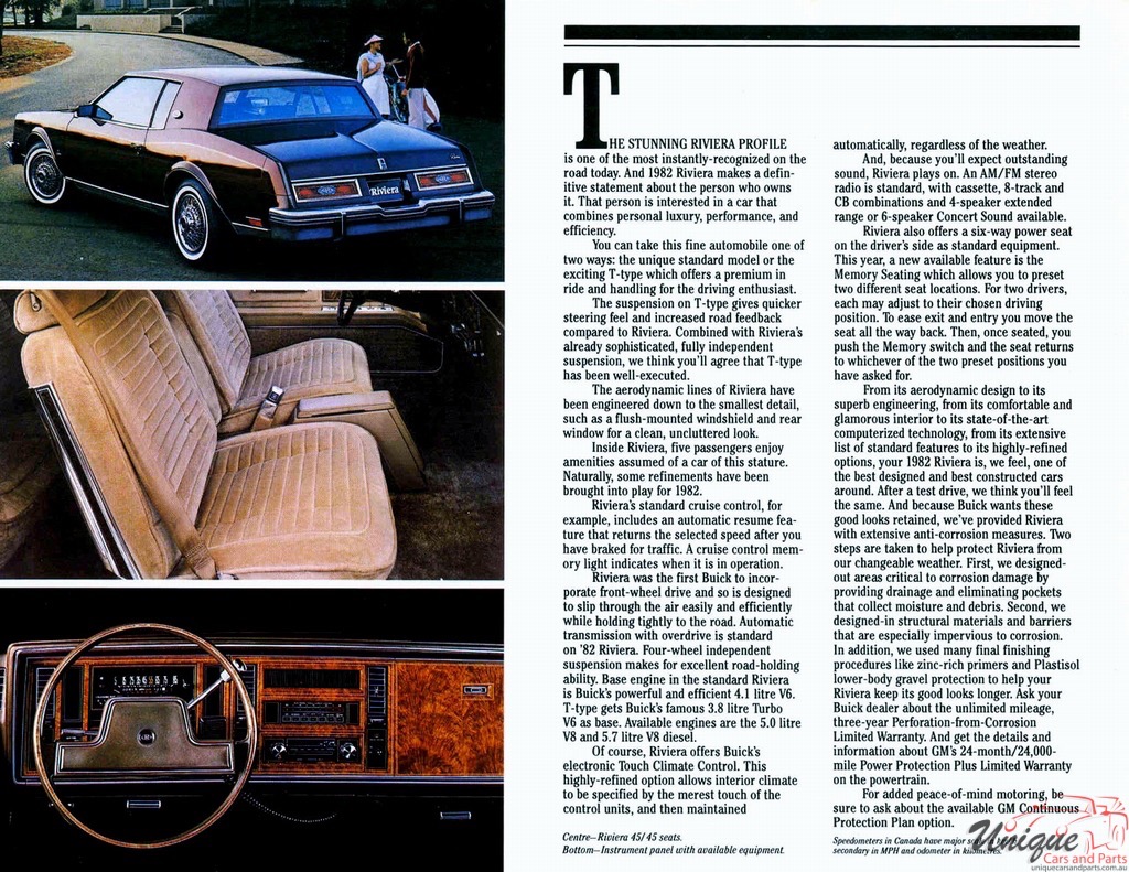 1982 Buick Riviera Folder Page 4